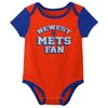 MLB New York Mets Infant Boys' 3pk Bodysuit - 3 of 4