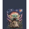 Juniors Womens Star Wars The Mandalorian The Child Starry Night Racerback Tank Top - 2 of 4