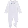 MiniMoi 3 Piece Baby Boys 100% Pima Cotton Footie Set - 2 of 4
