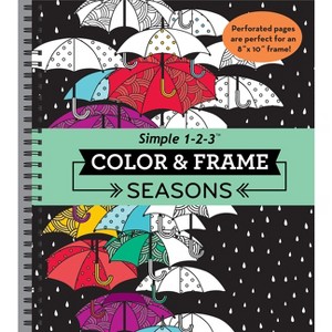 Color & Frame - Seasons (Adult Coloring Book) - by  New Seasons & Publications International Ltd (Spiral Bound) - 1 of 1