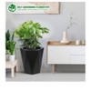Modern Diamond Planters - 2-Pack featuring self-watering system, drain holes and water monitor. Ideal for indoor and outdoor use. - 3 of 4