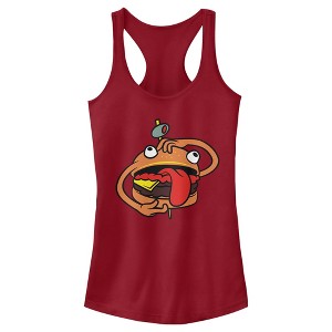 Junior's Fortnite Durr Burger Racerback Tank Top - 1 of 4