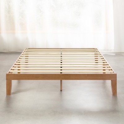 Full 12 Naturalista Classic Solid Wood Platform Bed Natural Pine Mellow Target