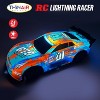 Hyper Drive RC Lightning Racer | Light-Up Remote Car 1:40 Scale Kids 5+ - 2 of 4