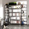 Dolonm Wire Shelving Unit, 6000 LBS NSF Height Adjustable Metal Garage Storage Shelves with Wheels,Metal Shelves - 3 of 4