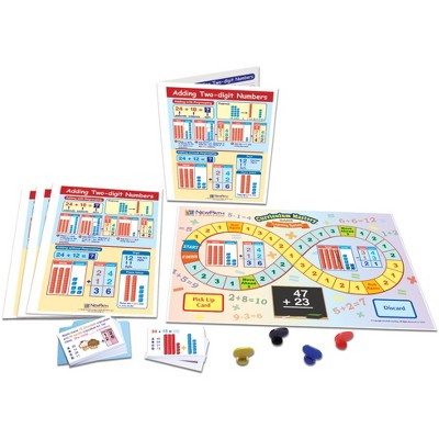 NewPath Learning Adding Two-Digit Numbers Learning Center Game, Grade 1 to 2