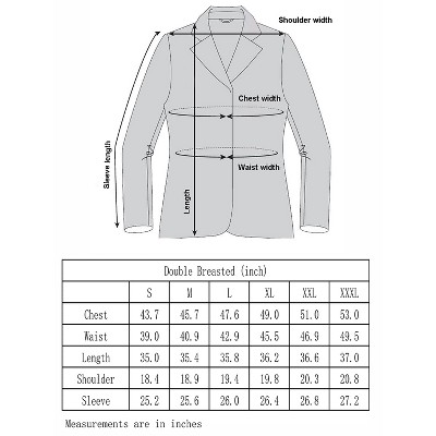 Braveman Men's Double Breasted Pea Coat Wool Blend Dress Jacket Peacoat Caramel 2X — фото 3