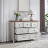 7 Drawer Dresser For Bedroom, Modern Chest of Drawers with Metal Handles, Wooden Dresser Organizer Storage Cabinet For Living Room Hallway Entryway - 2 of 4