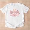 Simply Sage Market Happy Easter With Ears Garment Dyed Tee - 3 of 4