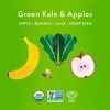 Once Upon a Farm Green Kale & Apples Organic Kids' Snack - 3.2oz Pouch - 3 of 4