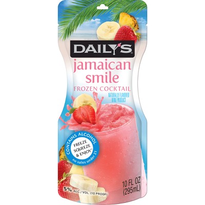 Daily's Jamaican Smile Frozen Cocktail - 10 fl oz Pouch