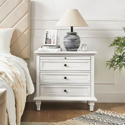 Giorgio 3 - Drawer Nightstand with  Built-In Outlets|HULALA HOME