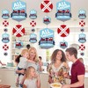 Big Dot of Happiness Railroad Party Crossing - Train Birthday Party or Baby Shower DIY Dangler Backdrop - Hanging Vertical Decorations - 30 Pieces - 3 of 4