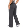 Womens Wide Leg Pants Drawstring Workout Sweat Pants for Women Comfy High Waist Pajama Legging with Pockets Athletic - 3 of 4
