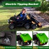 24V 2 Seater Ride on Car Dump Truck, 4WD Powerful Kids UTV w/2.4G Remote, 3 Adjustable Speed, Bluetooth Music, Spring Suspension - 3 of 4