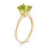 Designs By Gioelli 10K Yellow Gold Cushion Gemstone Solitaire Ring - 2 of 3