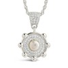 SHINE by Sterling Forever Etta Pendant Necklace - Silver - 3 of 4
