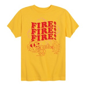 Boys' - Disney - Firefighter Mickey Short Sleeve Graphic T-Shirt - 1 of 4