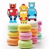 Big Dot of Happiness Gear Up Robots - DIY Shaped Birthday Party or Baby Shower Cut-Outs - 24 Count - 3 of 4