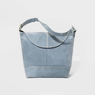 Bolo Elaina Snap Flap Closure Shoulder Bag - Gray