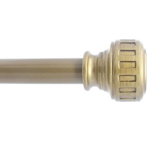 Urbanest Trina Curtain Drapery Rod, 1-inch Diameter, 6 Finishes, 3 Sizes Available - 1 of 4