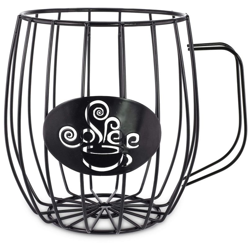 KOVOT Metal Mug-Shaped Coffee Pod and Capsule Holder - Holds 25-30 Pods - Black, 2 of 4