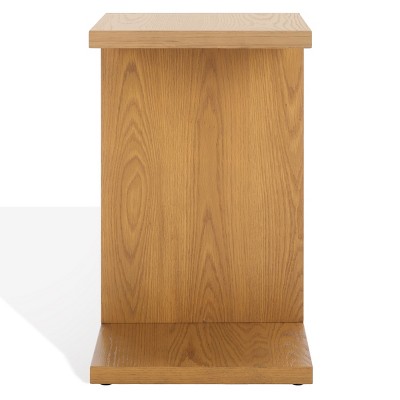 Kassia Wood C-Table - SFV2155A - Natural - Safavieh Couture