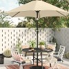 9' Round Outdoor Patio Market Umbrella with Black Pole - Threshold™ - 2 of 4