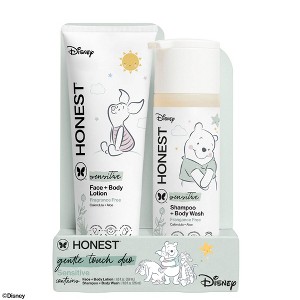 The Honest Company Sensitive Disney Shampoo + Body Wash and Lotion Duo - Fragrance Free - 18.5 fl oz - 1 of 4