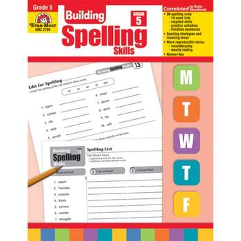 Evan-Moor Educational Publishers Building Spelling Skills, Teacher's Edition, Grade 5