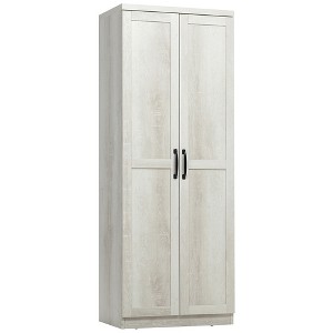 63" 2-Door Kitchen Pantry Cabinet, Freestanding Storage with 5-Tier Shelving & Adjustable Shelves for Dining Room, or Living Room Storage - 1 of 4