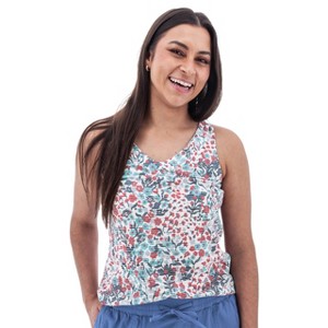 Aventura Clothing Women's Charlie Floral Burnout Print Tank Top - 1 of 4