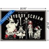 Trends International The Nightmare Before Christmas - Everybody Scream Framed Wall Poster Prints - 3 of 4