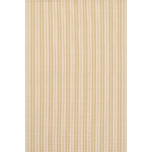 Home Conservatory Ticking Stripe Handwoven Indoor/Outdoor Area Rug - 1 of 4