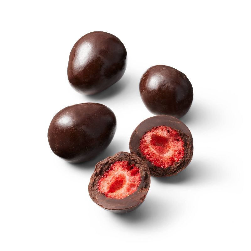 Dark Chocolate Covered Freeze Dried Strawberries - 4.5oz - Good &#38; Gather&#8482;, 3 of 7