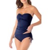 Anne Cole - Women's Twist Front Bandeaukini Swim Top - 2 of 4