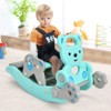 Safstar 4-in-1 Rocking Horse & Slide Set Toddler Slide Playset w/Basketball Hoop - 3 of 4