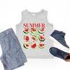 The Juniper Shop Watermelon Chart Summer Vibes Youth Tank Top - 3 of 4