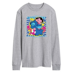 Men's - Disney - Lilo & Stitch Long Sleeve Graphic T-Shirt - 1 of 4