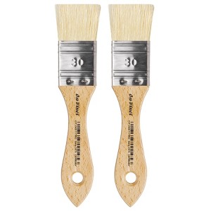 da Vinci MAESTRO2 Mottler Brush, Natural Bristle, Acrylic & Oil, Flat, Series 2475, Size 30, Pack of 2 - 1 of 3