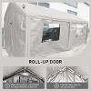 Coolbibila 10'×20' Carport, Heavy Duty Portable Car Tent, Storage Sheds Outdoor - 3 of 4