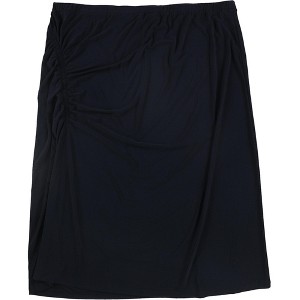 Tommy Hilfiger Womens Side Ruched Midi Skirt - 1 of 1