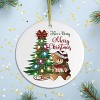 Have a Beary Merry Christmas Ornament| OrnamentallyYou - 4 of 4