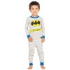 DC Comics Boys Batman Gray Costume Pajama Set - image 4 of 4