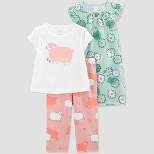 Carter's Just One You® Toddler Girls' 3pc Pajama Set