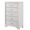 NicBex Modern Glam Style 5 Drawers Dresser Glam Closet Storage with Embossed Crocodile Pattern for Bedroom, Living Room, Hallway - 2 of 4