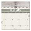 Recycled Wall Calendar, Unruled Blocks, 15 x 12, Sand/Green Sheets, 12-Month (Jan to Dec): 2025 - 3 of 4