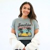 Simply Sage Market Women's Sunshine On My Mind Short Sleeve Garment Dyed Tee - 2 of 4