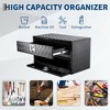 24" Aluminum Truck Tool Box w/Drawer, 2-Tier Organizer Design for Truck Bed Tools, Secure with Lock & Keys, Waterproof Underbody Toolbox for Pickup - 4 of 4