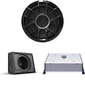 Wet Sounds ZERO Series 10" Marine Subwoofer & Enclosure Kit with Mono Amp - 1 of 4